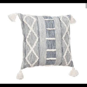 SOLD!! Kirkland’s Seafoam Suna Diamond Tassel pillow